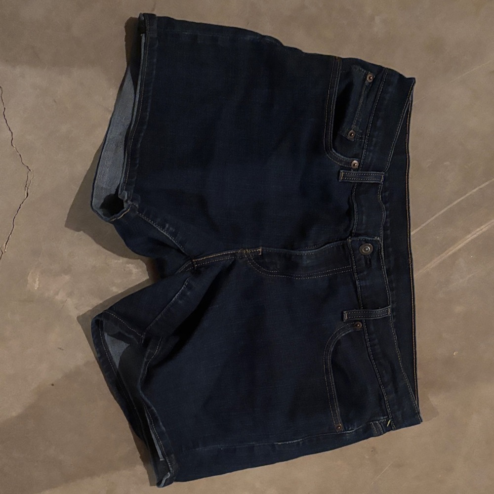 Signature by Levi Strauss Dark Blue Jean Shorts